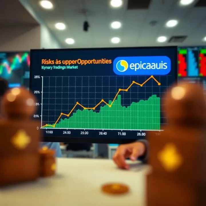 Graph illustrating risks and opportunities in Kenyan binary options market