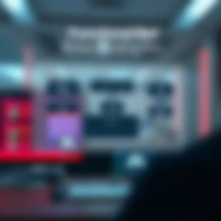 Diagram illustrating the operational flow and key components of a binary trading bot interface