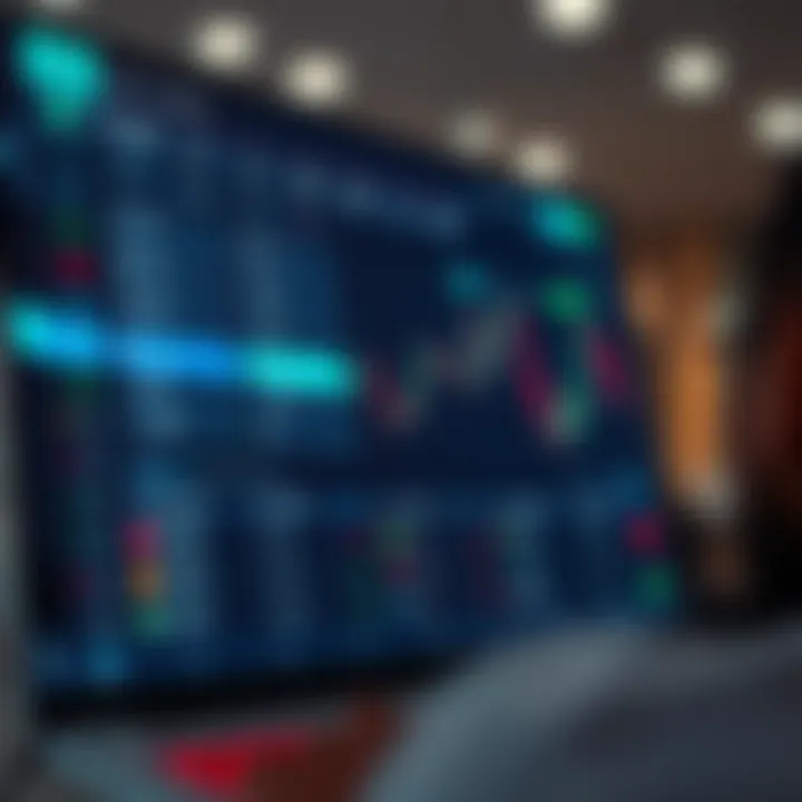 Automated trading interface showing customizable bot settings and trading options on a digital platform