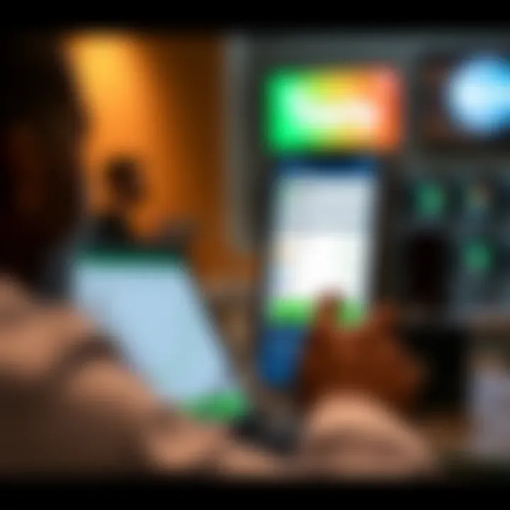 Deriv Go Account Setup and Trading Overview User interacting with the Deriv Go application showing account setup options