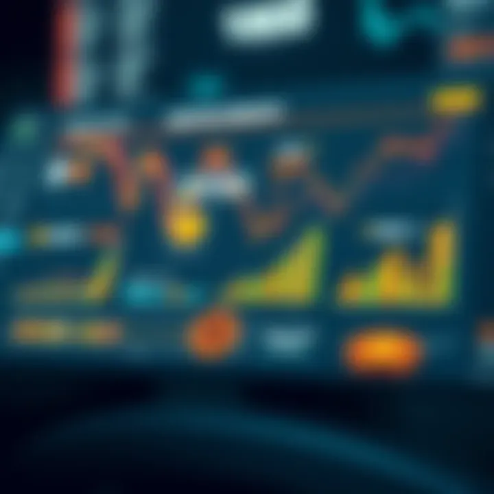 Illustration showing the flow of cryptocurrency transactions and market trends relevant to Kenya's trading ecosystem