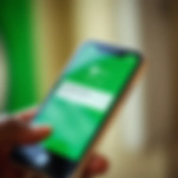 Confirmation of Funds Transfer to Deriv via M-Pesa Close-up of smartphone displaying confirmation of a successful money transfer