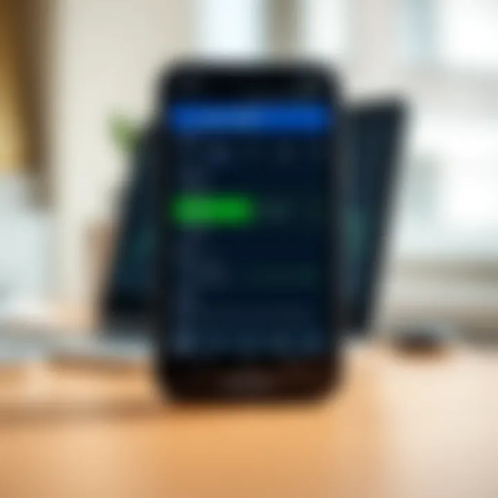 Installation and Security Setup for Deriv Analysis Tool APK Mobile phone displaying installation and security settings for Deriv Analysis Tool APK