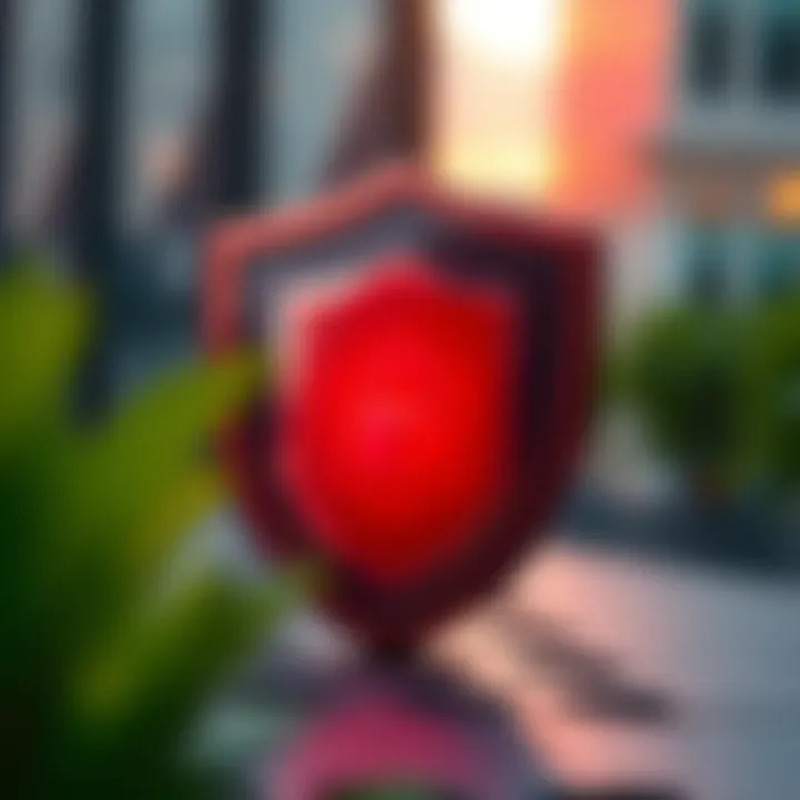 Security shield icon representing safe installation and data protection for Deriv APK users in Kenya