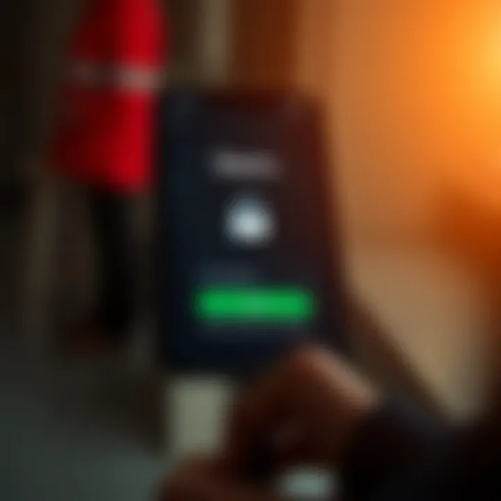 Secure login screen of the Deriv app emphasizing safety and user authentication