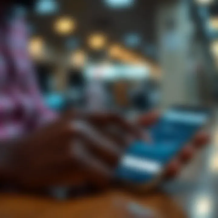 User logging into Deriv trading platform on a mobile device in Kenya