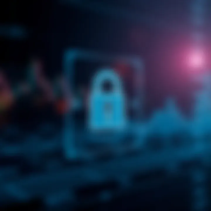 Ensuring Secure Login on Deriv Platform Illustration of secure login practices with lock icon and shield symbol