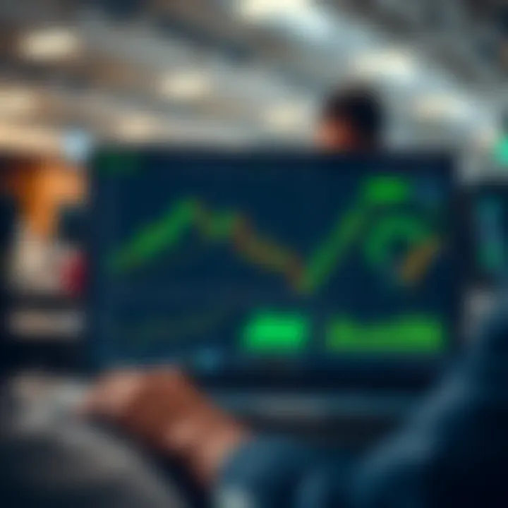 Interface of Deriv trading bot showing automated trading options and market charts