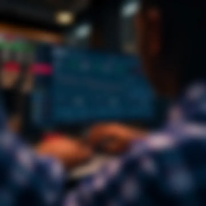 User interface displaying Deriv app trading dashboard with various market options and charts