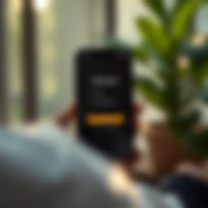 Mobile screen displaying the Deriv.com login interface with secure access options