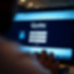 Secure login screen showing username and password fields on a digital trading platform