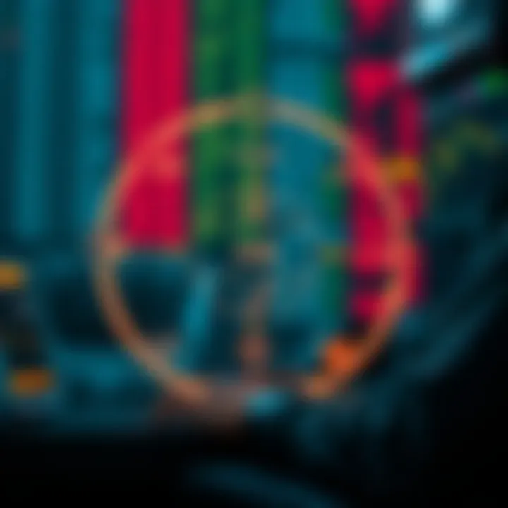 Trading Strategy Framework with Risk and Market Adaptation Illustration of trading strategy flow with risk management elements and market condition adaptation