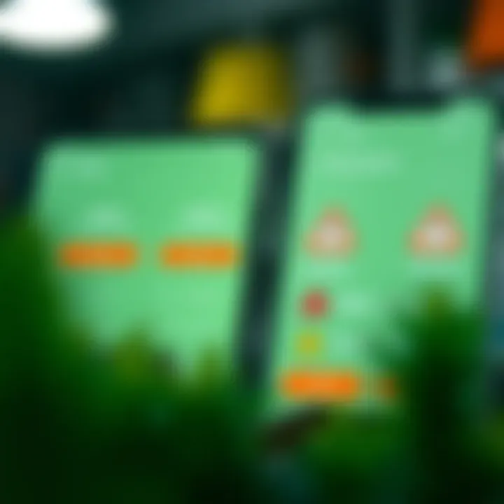 Illustration of digital loan applications with eligibility check and risk warning icons