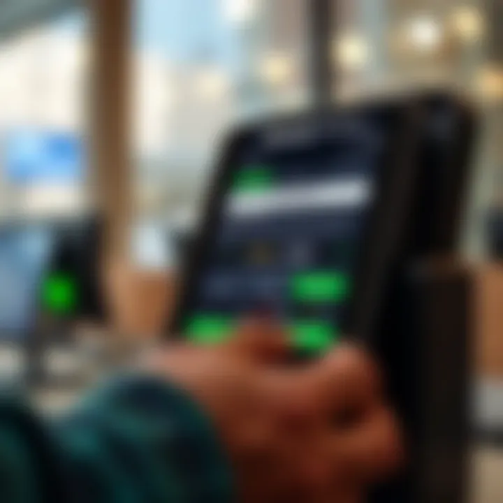 M-Pesa transaction interface integrated with Olymp Trade for seamless deposits and withdrawals