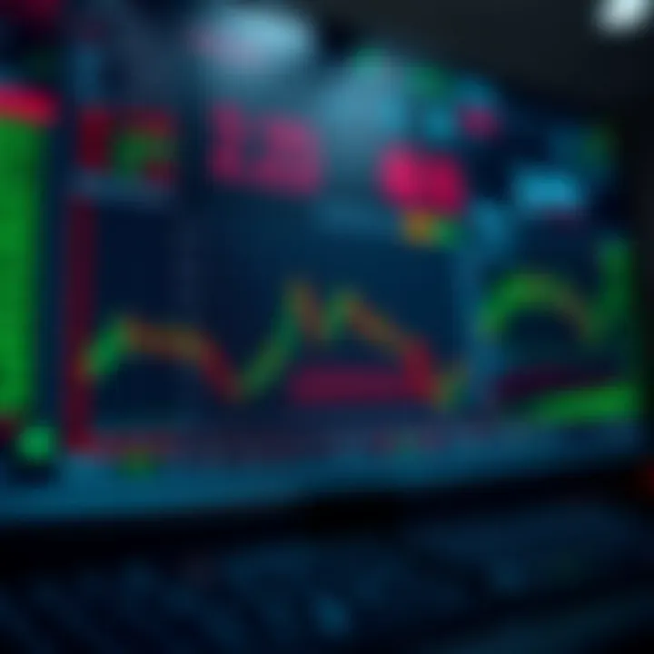Interface of a binary bot trading platform showing various market indicators