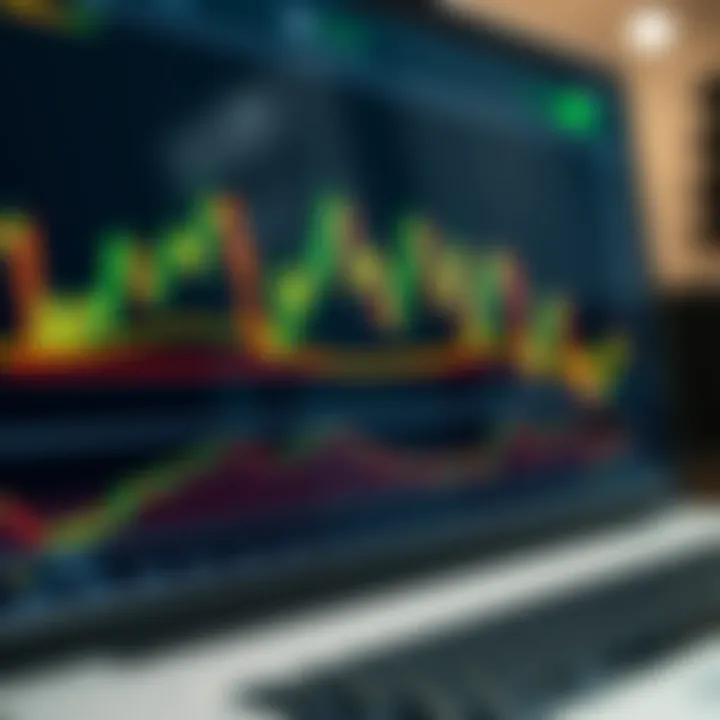 TradingView Chart Interface with Candlestick Patterns and Volume Indicators Interactive chart interface on TradingView showing candlestick patterns and volume indicators
