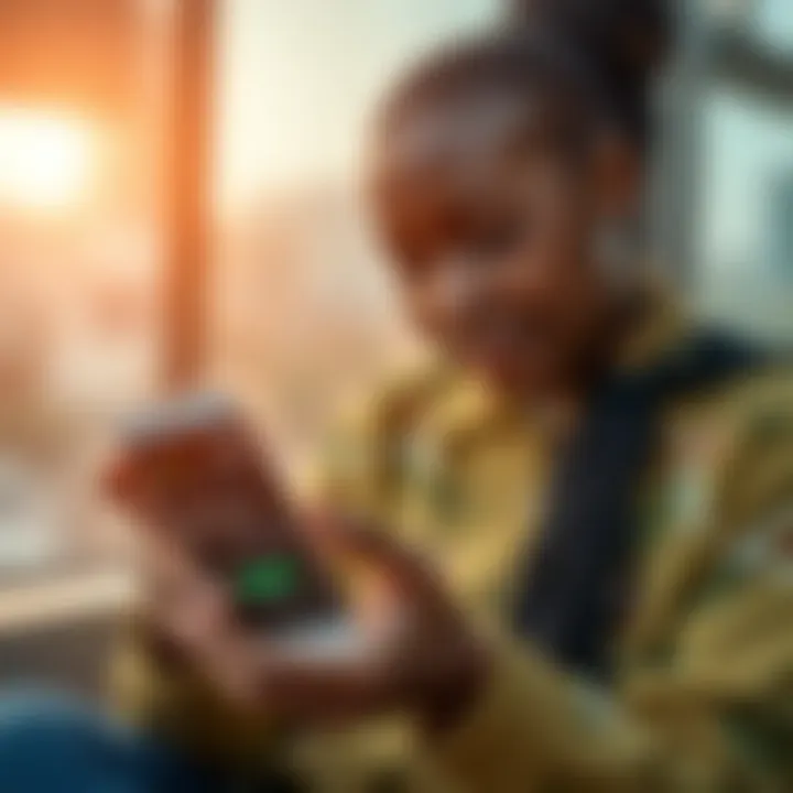 Funding IQ Option Account with M-Pesa in Kenya Illustration of mobile payment transfer using M-Pesa for funding trading account on IQ Option