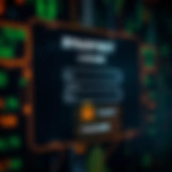 Secure login interface displaying username and password fields for Binary Bot platform