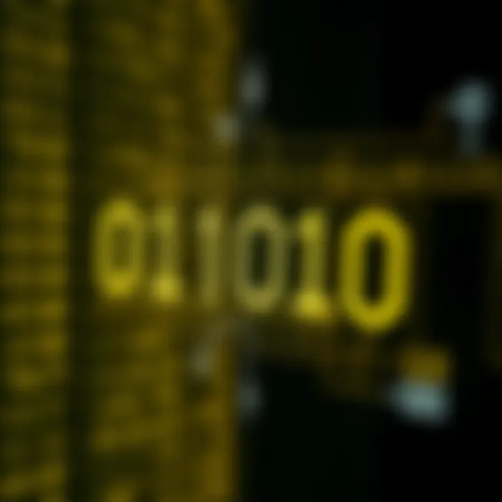Binary Digits and Their Function in Data Storage and Computation Diagram showing binary digits and their role in data storage and computation