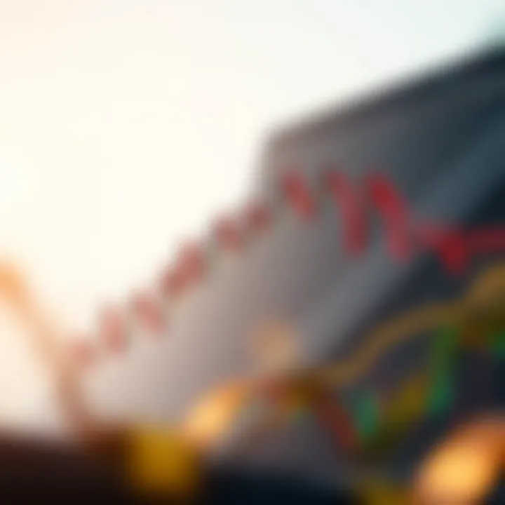 Illustration of a classic head and shoulders chart pattern indicating a potential market reversal