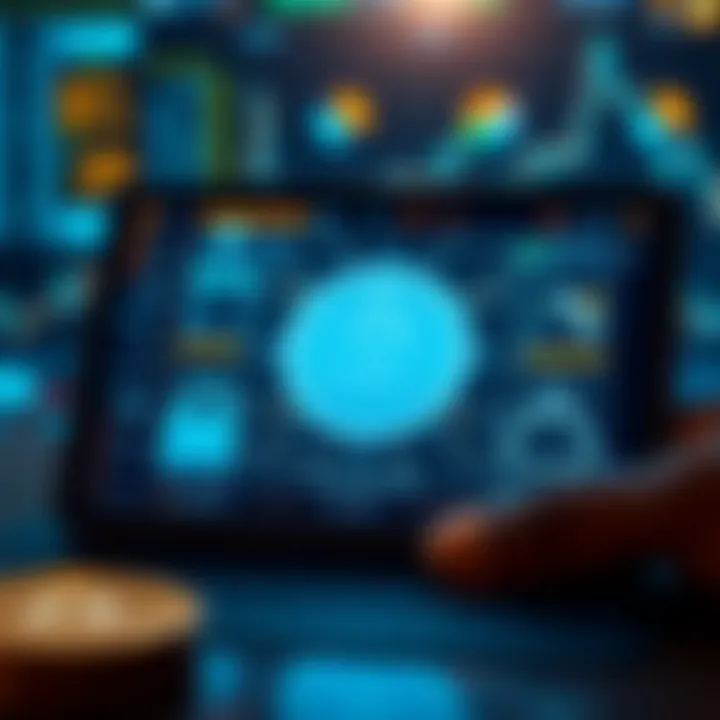 Secure digital wallet interface showcasing encryption and protection for cryptocurrency assets