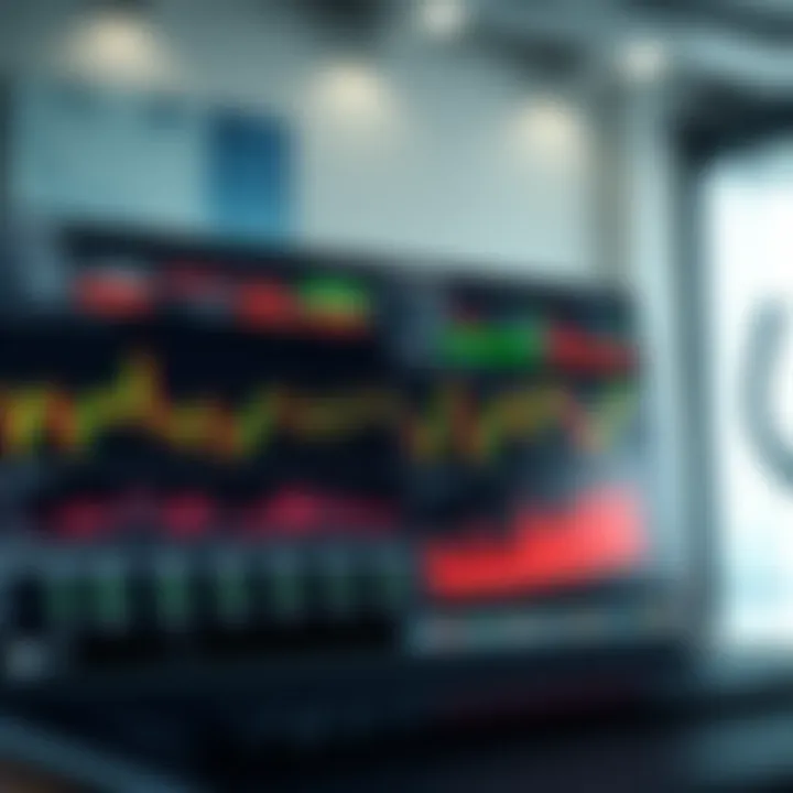 Interactive dashboard displaying real-time market trends on D Trader platform