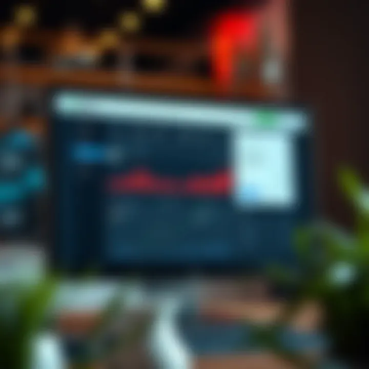 Dashboard view of Deriv affiliate account on a computer screen