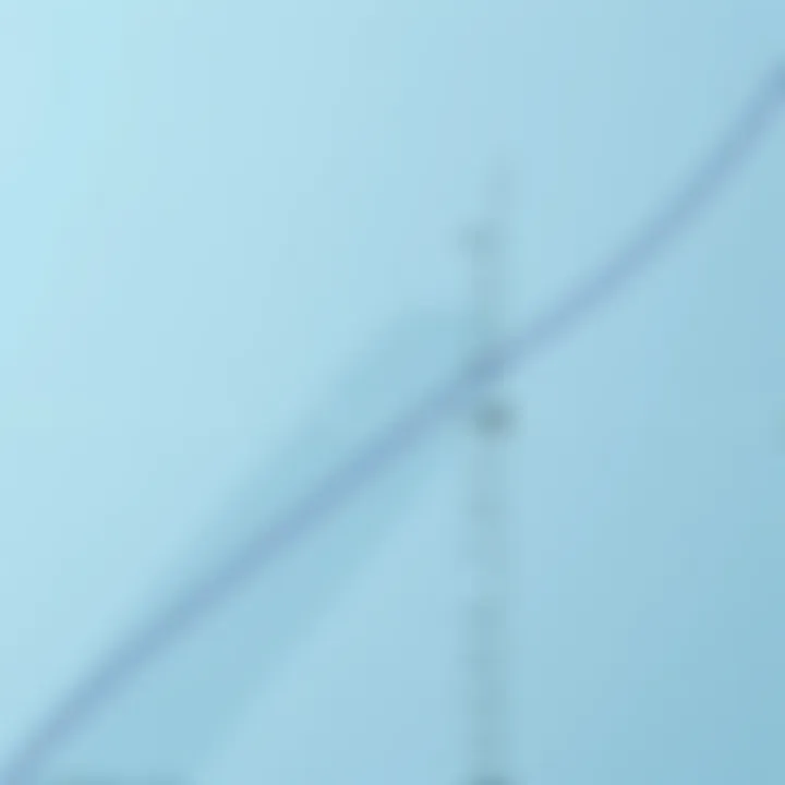 Graph illustrating the curve of a logarithmic function with its tangent line representing the derivative at a point