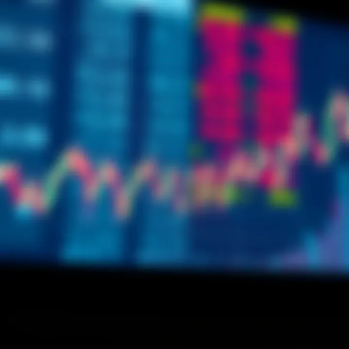 Currency Exchange Rate Movements in Forex Binary Trading Graph showing currency exchange rates fluctuating over time in forex trading