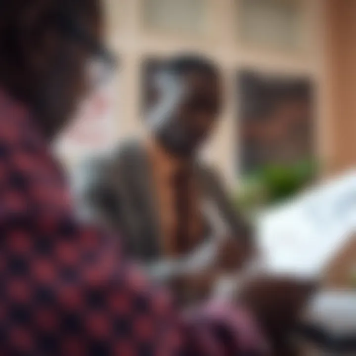 Person reviewing financial charts and documents while planning investments in Kenyan stock market