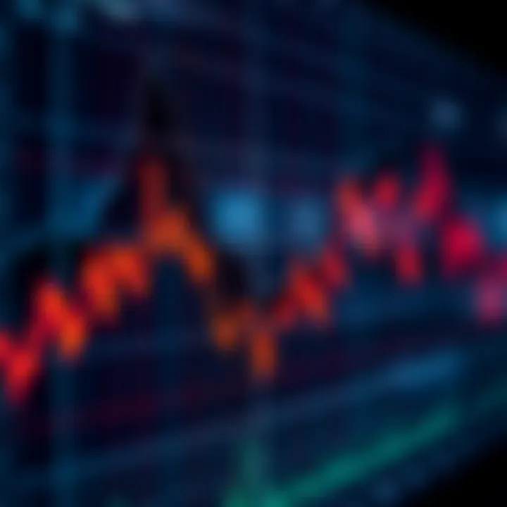 Illustration of Market Fluctuations Captured by the Volatility Index Graph showing sharp financial market fluctuations with highlighted peaks and troughs