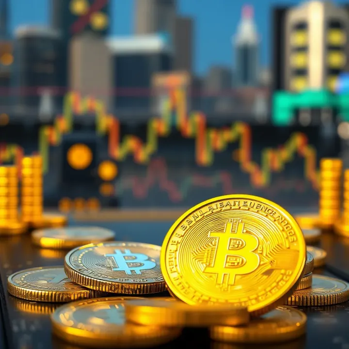 Visual representation of Binance Coin technology updates and external factors affecting value
