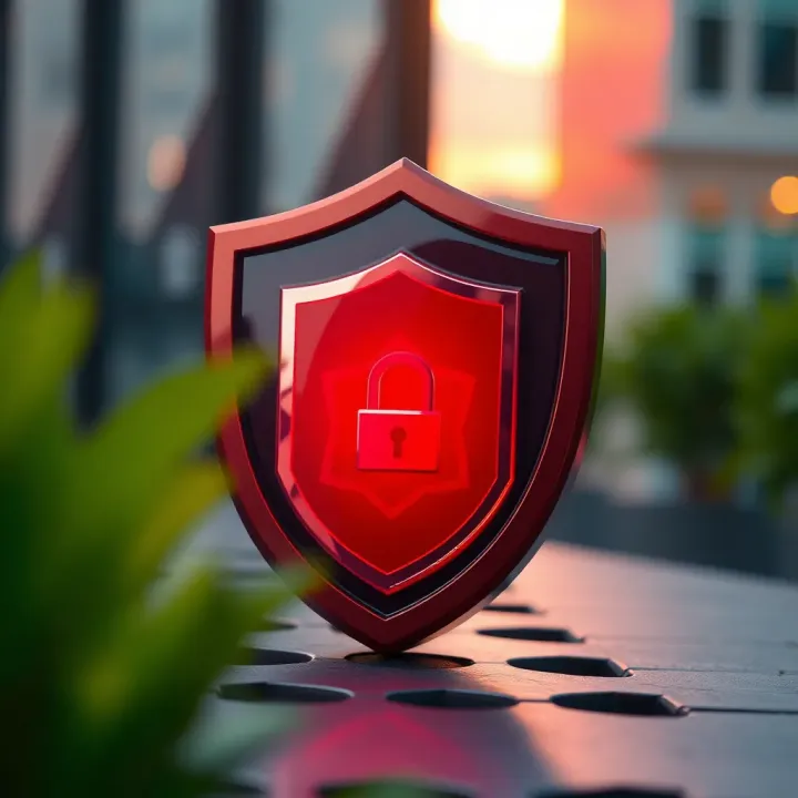 Security shield icon representing safe installation and data protection for Deriv APK users in Kenya