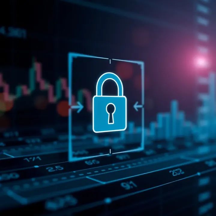 Ensuring Secure Login on Deriv Platform Illustration of secure login practices with lock icon and shield symbol