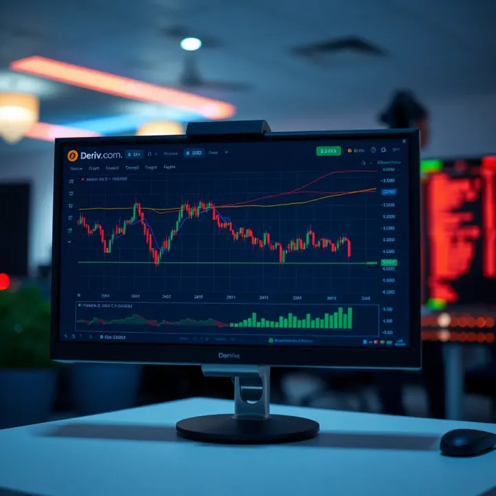 Graph highlighting trading bot performance metrics and safety features on screen