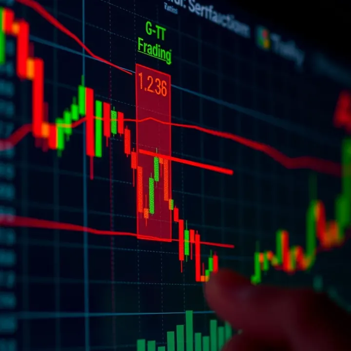 Applying Fibonacci Ratios to Identify Key Trading Zones Visual representation of Fibonacci sequence ratios applied to trading chart highlighting key trading zones