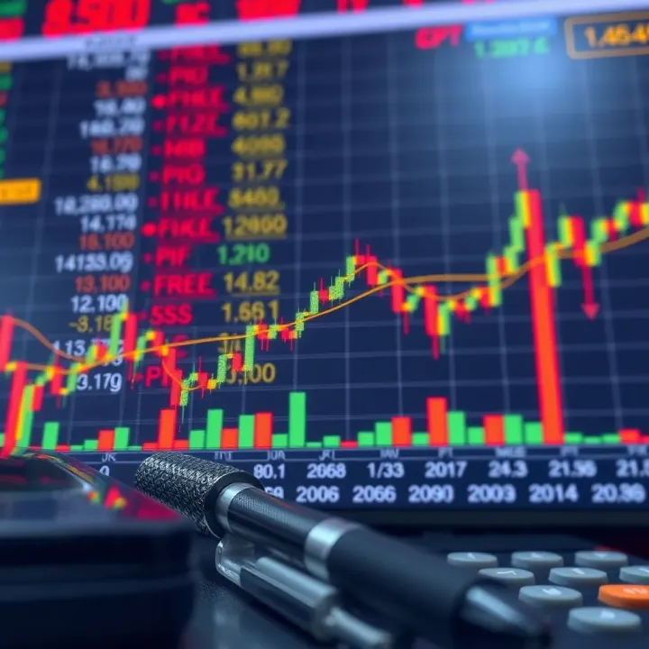 Graphical representation of forex trading risk management using pip value calculations