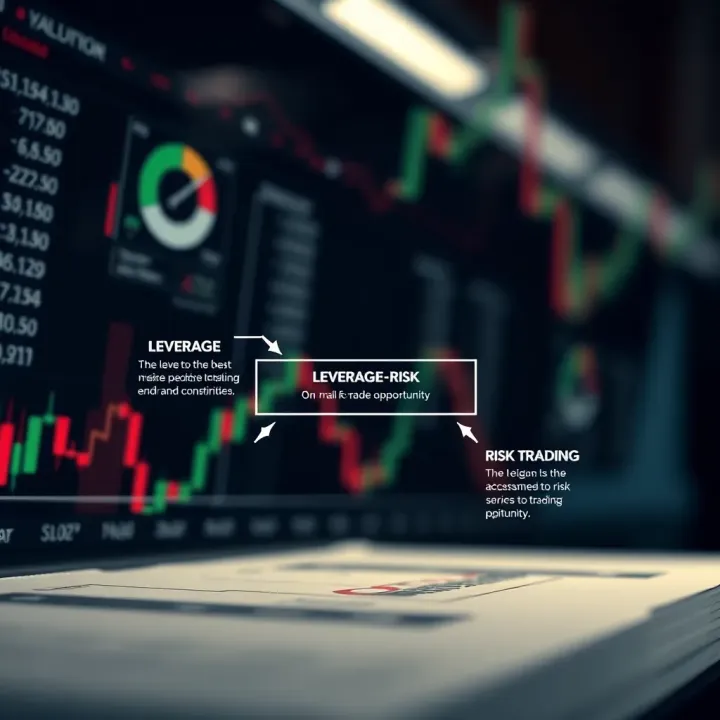 Diagram illustrating the relationship between leverage, risk management, and trading opportunities
