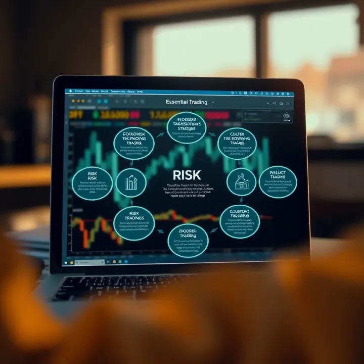 Diagram illustrating key risk management techniques for trading
