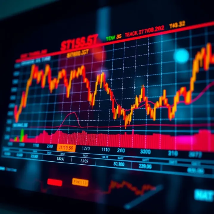 Graph illustrating typical market behaviour and trading volume during the New York forex session