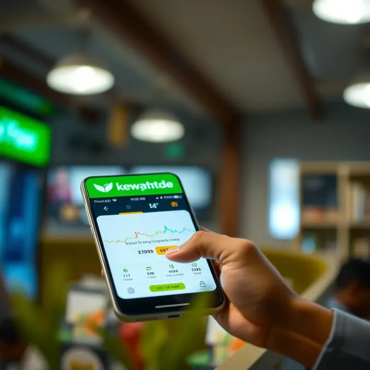 M-Pesa Integration with TradingView for Payment Solutions Illustration of M-Pesa mobile payment integration with TradingView for seamless transactions by Kenyan traders