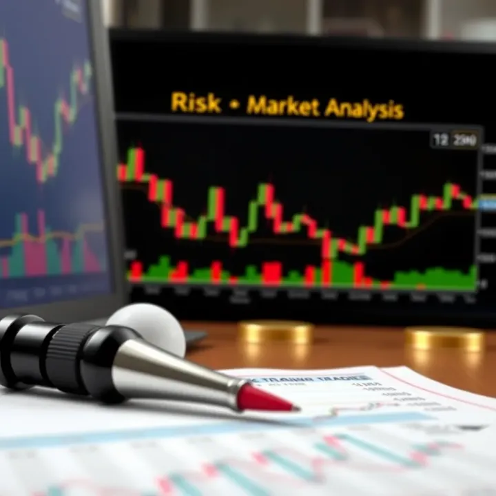 Diagram illustrating risk management strategies and forex market analysis