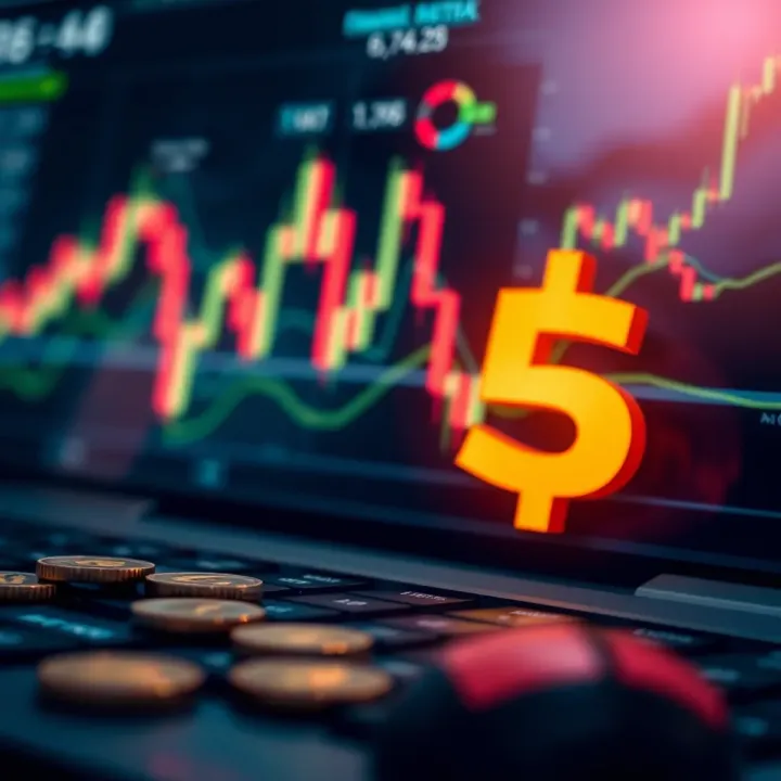 Strategic Approaches and Risk Management in Forex Trading Abstract illustration of financial charts and currency symbols