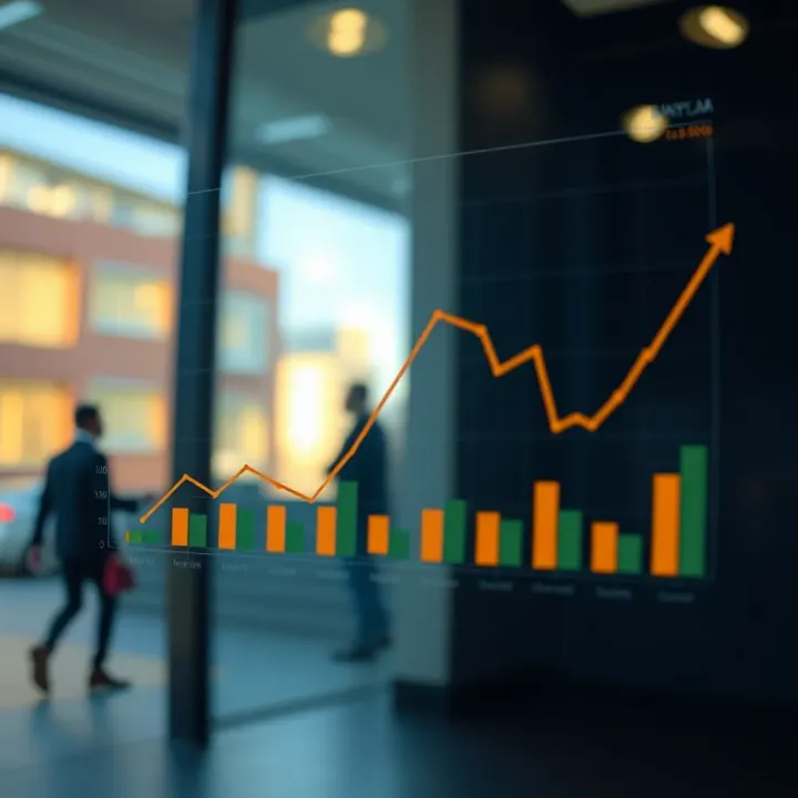 Graph showing business challenges and strategic approaches in Kenyan scope markets