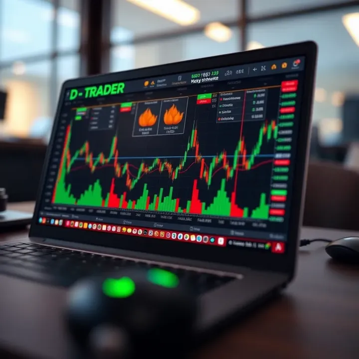 Chart showing various trading tools and indicators used for strategy development