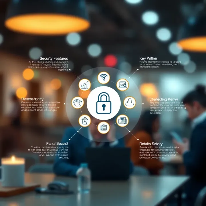 Diagram showing key security features and benefits of DerivLogin for Kenyan online traders