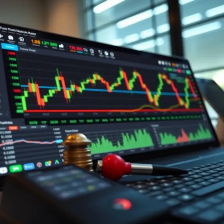 Dashboard of a forex trading platform illustrating flexible tools and real-time market data