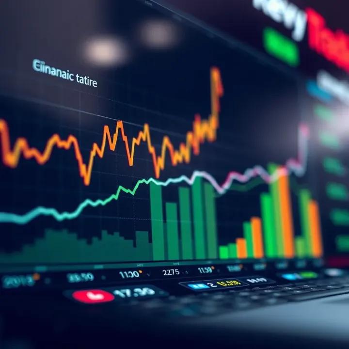 Graph showing financial market trends and investment growth in Kenya