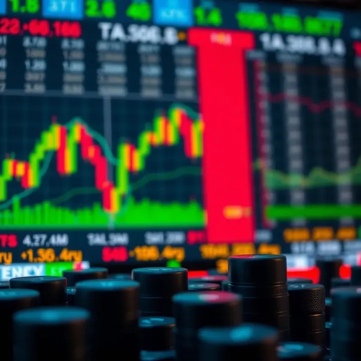 Visual Representation of Forex Market Risks and Opportunities in Kenya Conceptual illustration of risks and opportunities in online forex trading in Kenya