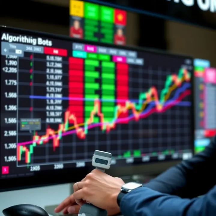 Graph showing the impact of algorithmic trading bots on market trends within Kenyan financial exchanges
